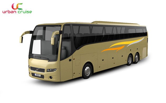 40 seater volvo semi sleeper bus on rent in Mumbai